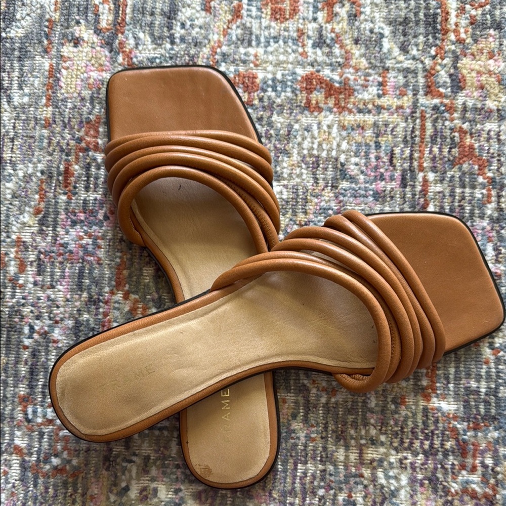 Brown Leather Women's Sandals